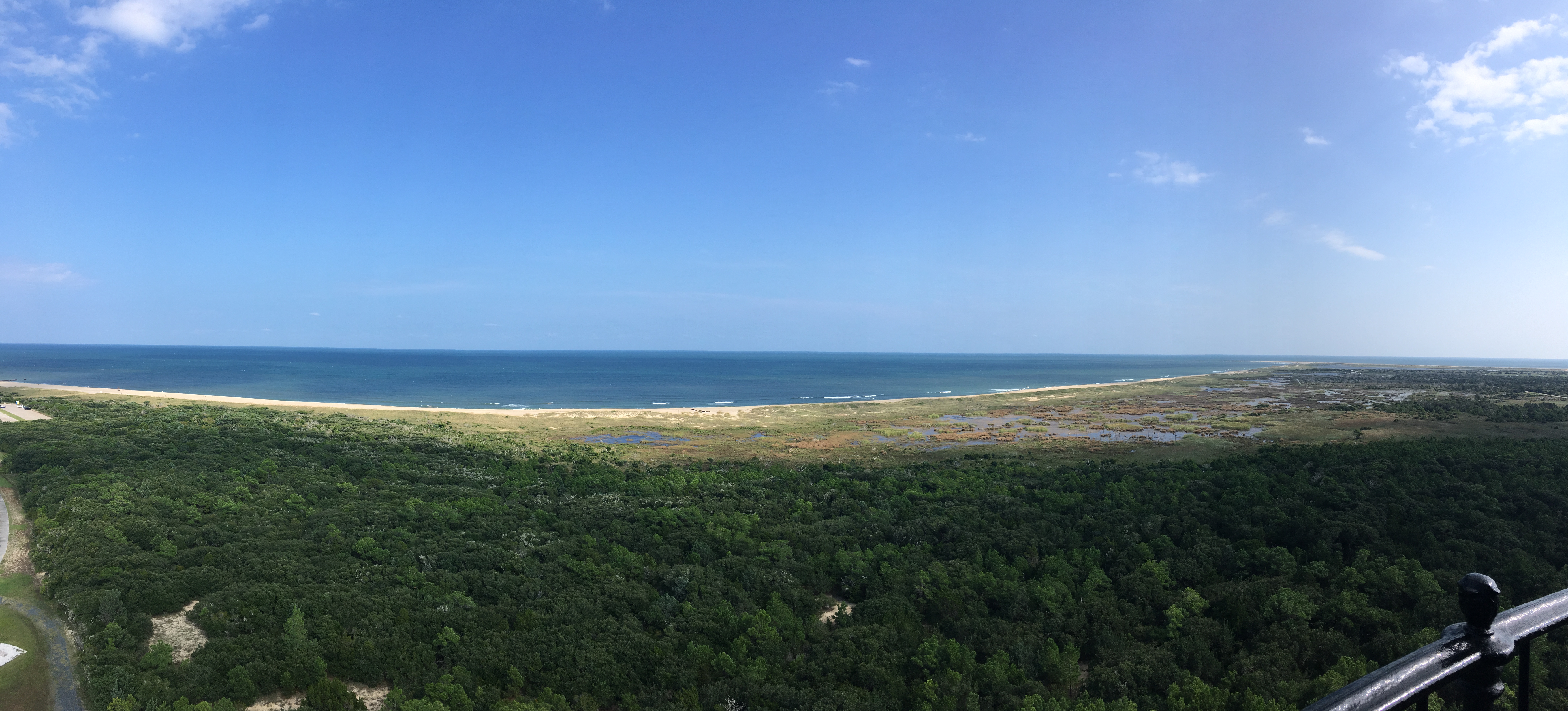 panoramic view from the top of the lighthouse